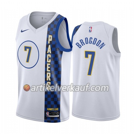 NBA Indiana Pacers Trikot Malcolm Brogdon 7 Nike 2019-2020 City Edition Swingman - Herren